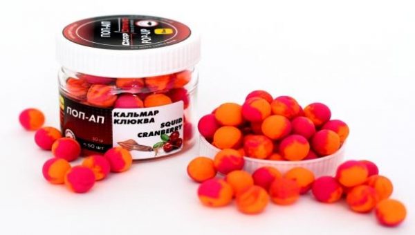 Попап Carp Drive Кальмар Клюква (Cquid Cranberry) 10 мм - Зображення 1