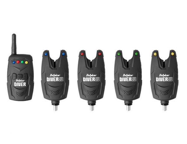 Набір сигналізаторів Delphin DIVER 9V 4+1 Магазин РибачОк