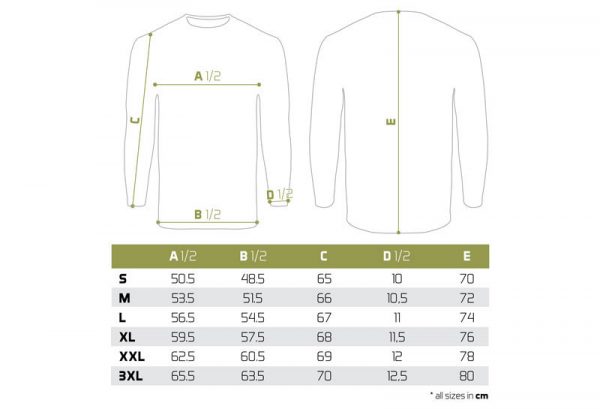 Футболка Delphin RAWER Carpath з довгим рукавом 100% бавовна - Зображення 4