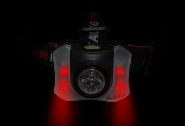 Налобний ліхтарик для риболовлі Delphin POLAR X 5+4 LED - Зображення 2