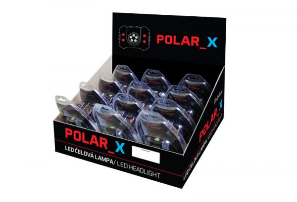 Налобний ліхтарик для риболовлі Delphin POLAR X 5+4 LED - Зображення 3