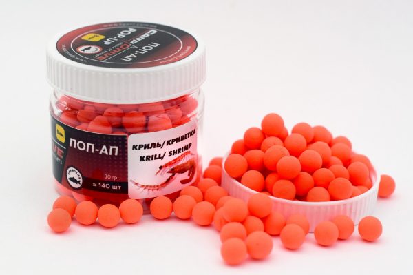 Попап Криль Криветка (Krill Shrimp) 8мм Carp Drive - Зображення 1