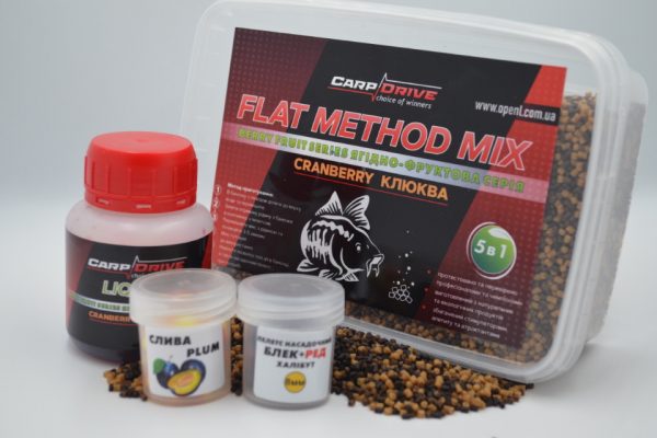 Флет метод мікс Cranberry Клюква Carp Drive ягідно-фруктова серія 5 в 1 - Зображення 2