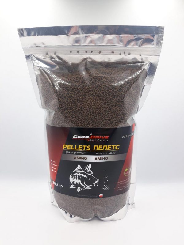 Пелетс Pellets Amino Аміно Carp Drive 2 мм 900гр. - Зображення 1