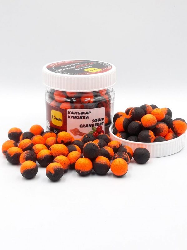 Бойл збалансованої плавучості, Вафтерсы Кальмар - Журавлина (Squid - Cranberry) 10мм Carp Drive - Зображення 1