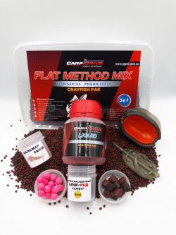 Методный пелети, флет метод мікс Рак (Crayfish) Carp Drive 7 в 1