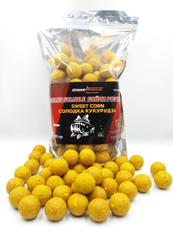 Бойли розчинні Солодка Кукурудза (Sweet Corn) 24 мм 900 г - Зображення 1