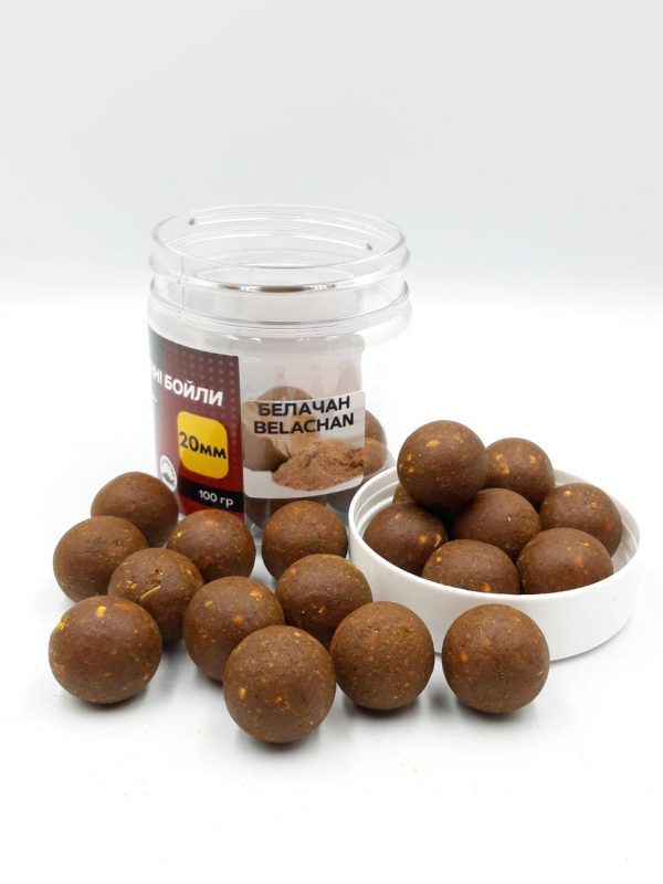 Розчинні насадкові бойли, порошать бойли Белачан (Belachan) 20мм 100г - Зображення 2
