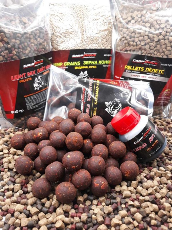 Набір для добової риболовлі в холодній воді ( осінь, весна), Squid Krill від Carp Drive - Зображення 2