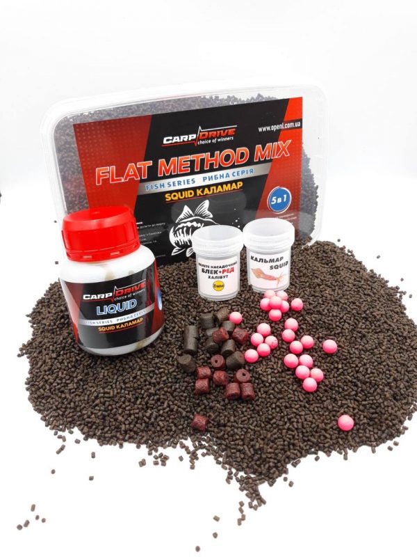 Флет метод Carp Drive мікс Crayfish Рак рибна серія 5 в 1 - Зображення 1