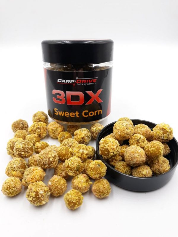 НОВИНКА від Carp Drive! Бойли насадочні 3DX 12-14мм Солодка Кукурудза (Sweet Corn) 100 гр. - Зображення 1