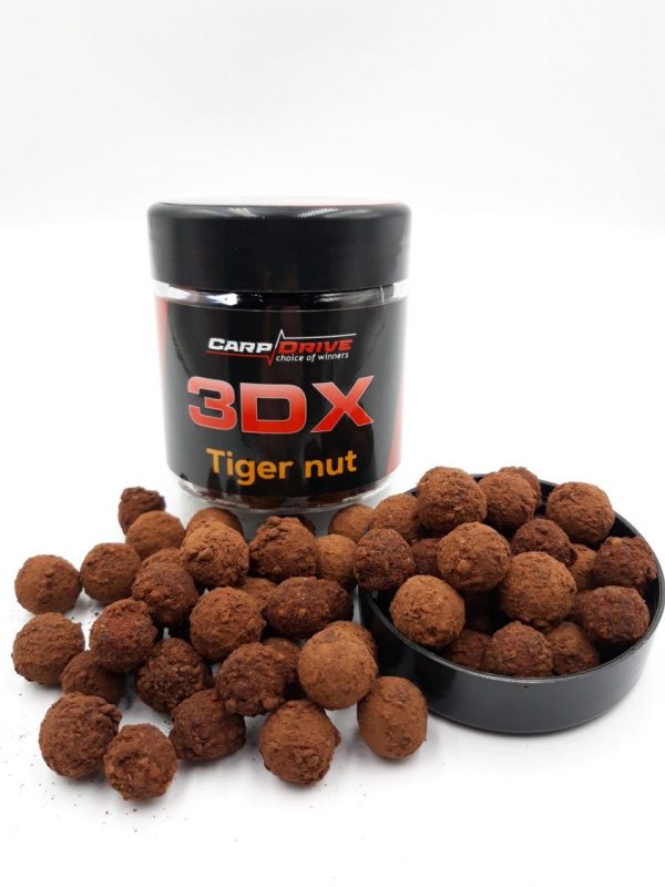 НОВИНКА від Carp Drive! Бойли насадочні 3DX 12-14мм Тигровий горіх (Tiger nut) 100 гр. - Зображення 1