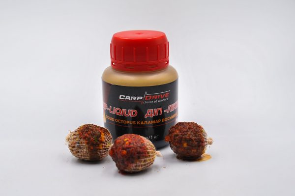 Діп ліквід Squid Octopus (Кальмар клюква) Carp Drive 100 мл. - Зображення 1