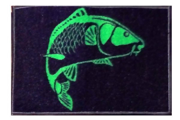 Килимок з коропом Delphin Carp rug / 40х60см зелений - Зображення 1