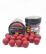 Бойли розчинні насадочні Carp Drive 20 мм Полуниця Халібут (Strawberry Halibut) 100 гр.