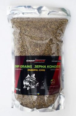 Зерна коноплі (сухі) 900гр. КОНОПЛЯ Carp Drive Свіжий врожай 2022 року