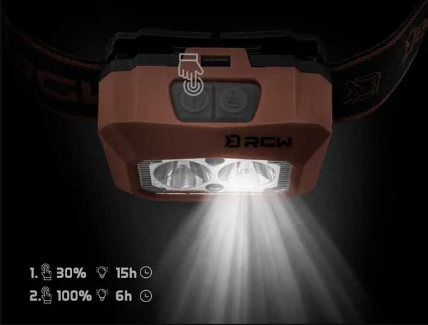 Ліхтарик Delphin RGW PRO датчик руху три кольори світла - Зображення 7