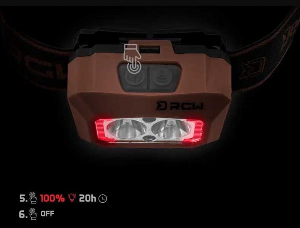 Ліхтарик Delphin RGW PRO датчик руху три кольори світла - Зображення 4