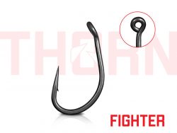 Преміум гачки для риболовлі на коропа Delphin THORN Fighter 11x Магазин Рибачок