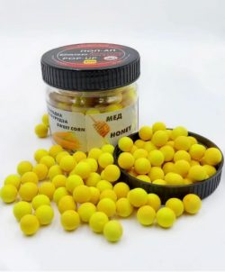 Бойл плавучий для риболовлі поп ап Солодка Кукурудза Мед (Sweet corn-Honey Pop Up) 8 мм Carp Drive Магазин РибачОк