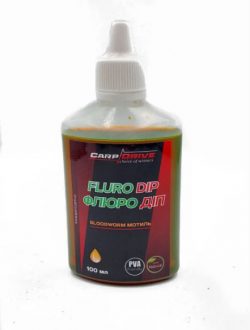 Флюро діп Carp Drive з дозатором Мотиль Bloodworm 100 мл магазин РибачОК