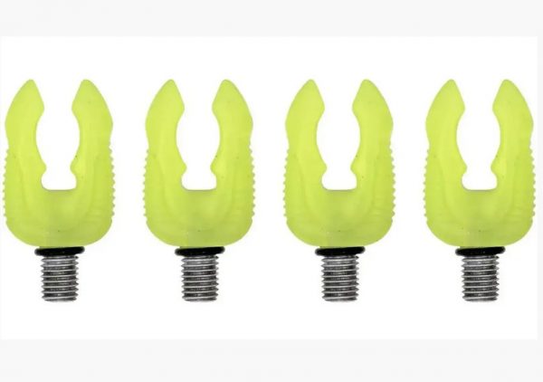 Набір флуоресцентних гумових тримачів для вудилищ carp zoom rubbery rod rest (4 шт.)