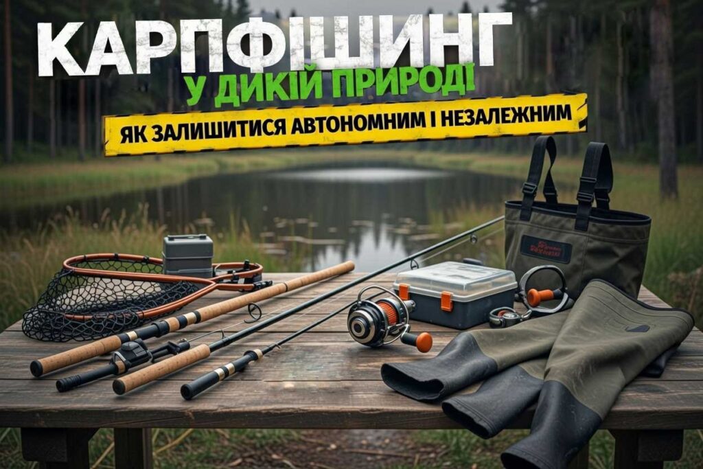 Карпфішинг у дикій природі: як залишитись автономним і незалежним