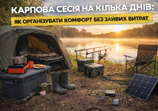 Карпова сесія на кілька днів: як організувати комфорт без зайвих витрат