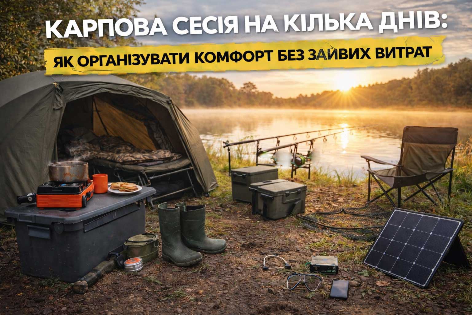 Карпова сесія на кілька днів: як організувати комфорт без зайвих витрат