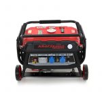 Генератор електроенергії Kraft&Dele 3000W 12/230V KD 138 1-фаз 4так.двигуном + транспортні колеса - Зображення 2