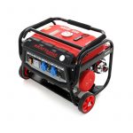 Генератор електроенергії Kraft&Dele 3000W 12/230V KD 138 1-фаз 4так.двигуном + транспортні колеса - Зображення 3