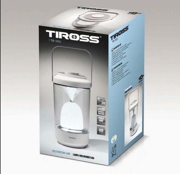 Кемпінговий Акумуляторний Ліхтарик Tiross TS-1982 Ліхтар + Power Bank 2400mAh Магазин РибачОк