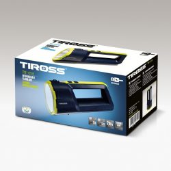 Акумуляторний LED Ліхтарик Tiross TS-1858 6W 520 lm з додатковою лампочкою