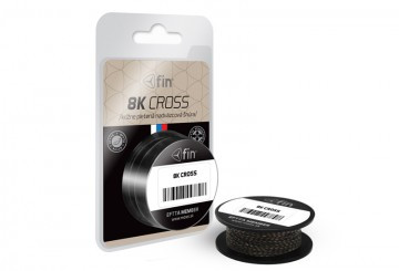 FIN 8K CROSS поводочний матеріал 20 м камуфляж 25 lb 8 жил Dyneema