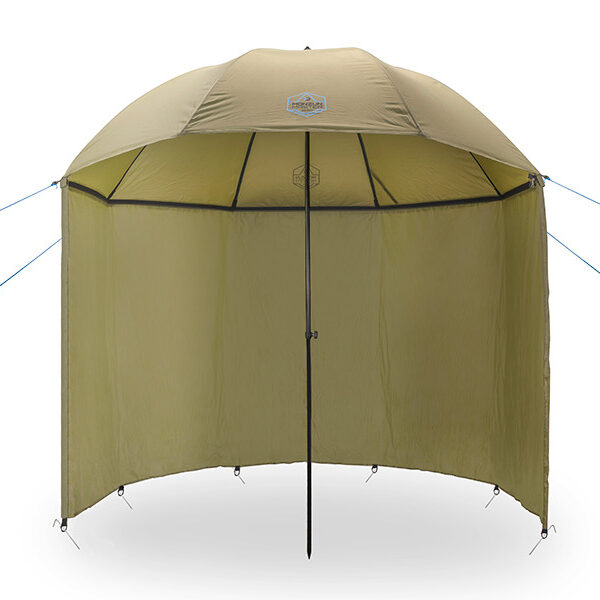 Delphin MONZUN Master зонт рибальський з бортиками 250 см висота 220 см з бортами 190 см