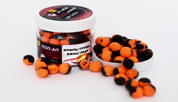 Попап бойли Carp Drive Криль Груша 10 мм плаваюча насадка