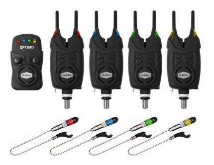 Delphin OPTIMO 9V набір сигналізаторів 4 сигналізатори 1 приймач 200 м водонепроникний CSWII snag