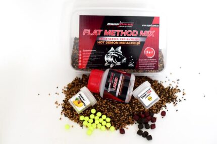 Флет метод Carp Drive мікс Hot Demon 5 в 1 мегаспеції пелетс 2 мм