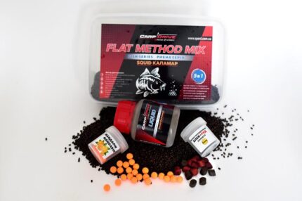 Флет метод Carp Drive мікс Squid Кальмар рибна серія 5 в 1 пелетс 2 мм