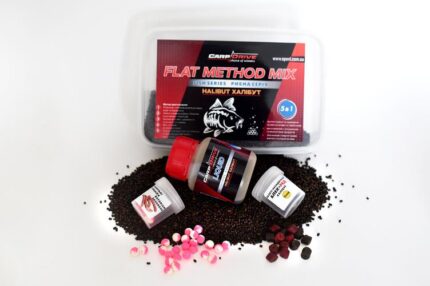 Флет метод Carp Drive мікс Halibut Халібут серія спеції 5 в 1 пелетс 2 мм