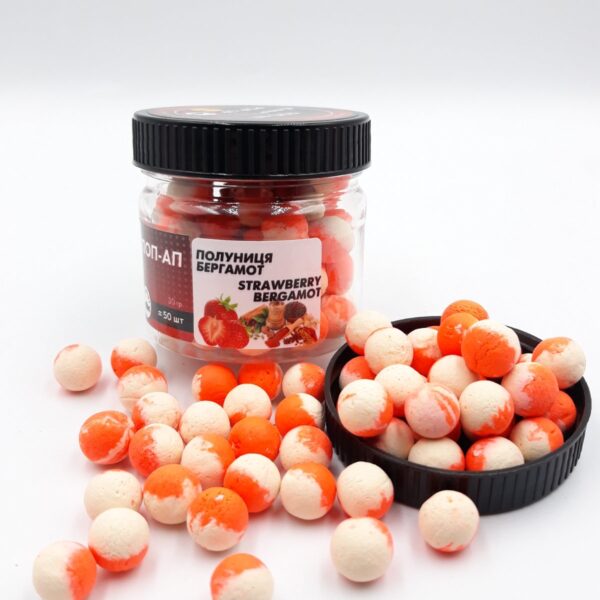 Попап Carp Drive Полуниця Бергамот 10 мм плаваючі бойли для коропа