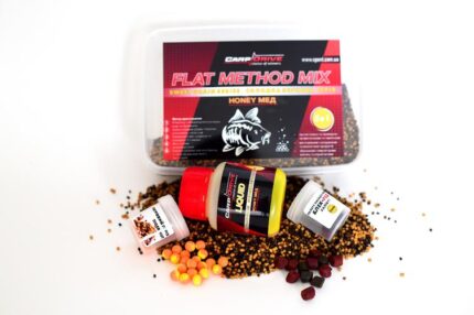 Флет метод Carp Drive мікс Honey мед солодка зернова серія 5 в 1 флет фідер прикормка короп
