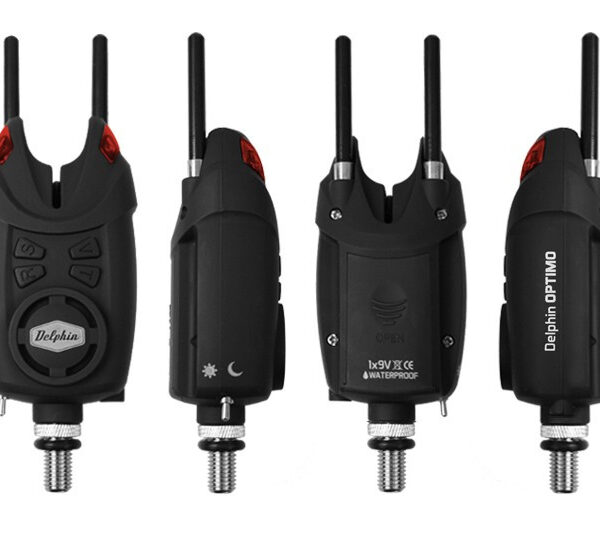 Delphin OPTIMO 9V CSWII Snag набір сигналізаторів кльову 3 сигналізатори 1 пейджер 200 м