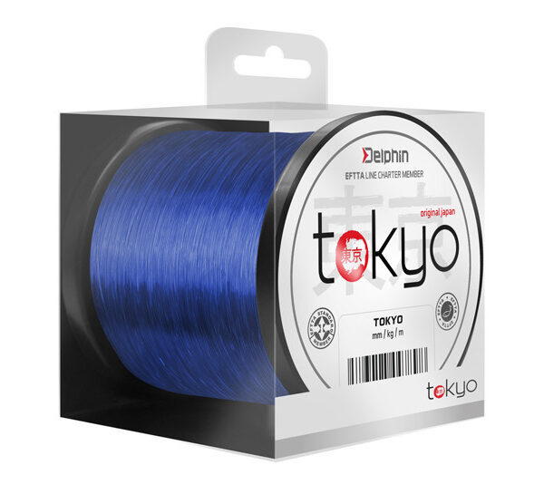Delphin TOKYO коропова волосінь флюро синя 1200 м 0.309 мм 16 lb