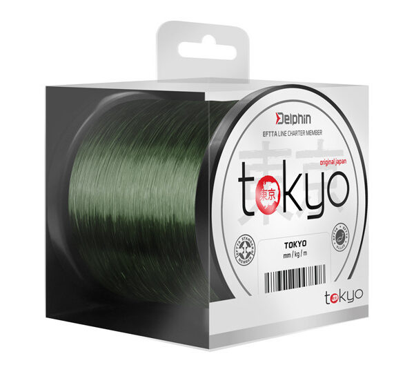 Волосінь Delphin TOKYO коропова флюро зелена 1000 м 0.369 мм 22 lbs