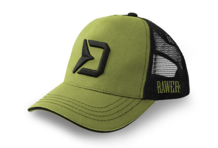 Кепка Delphin RAWER Trucker cap сітка регульована темно зелена