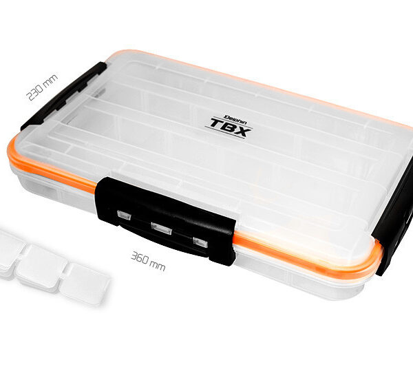 Delphin TBX One 360 4P Clip WP коробка органайзер 360x230x50 мм 19 знімних перегородок