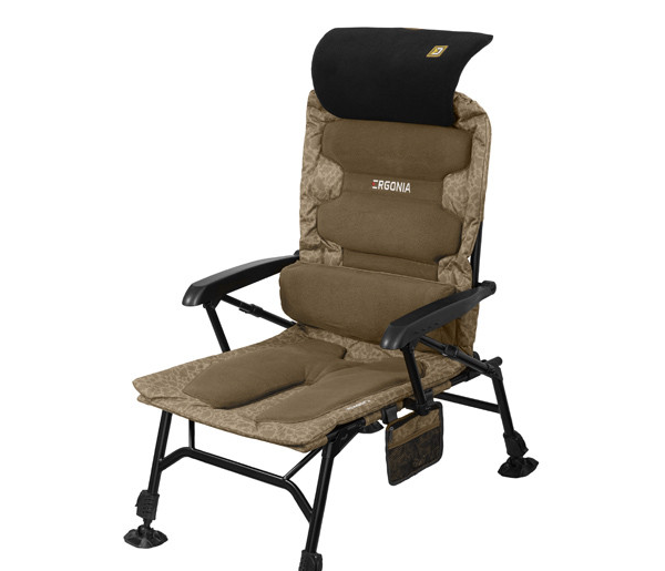 Крісло коропове Delphin ERGONIA Carpath 180 кг сидіння 50x50 регульована спинка підголівник