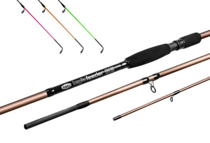 Фідерне вудилище Delphin LEGIA Feeder 3 вершинки 24T карбон