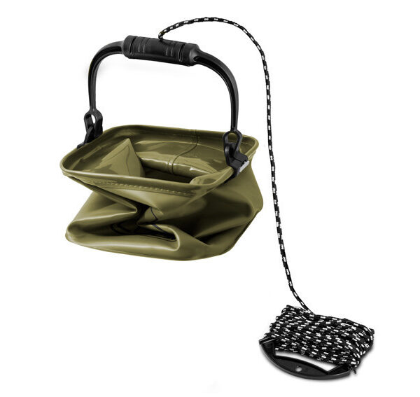 Складне відро Delphin CUBO 5 л EVA водонепроникне мотузка 5 м